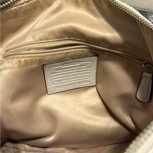 Coach F31283 Charlie Python Leather Hobo Tote Shoulder Handbag